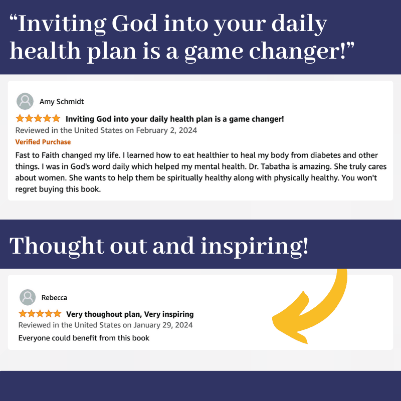 Inviting God into your daily health pan is a game changer!