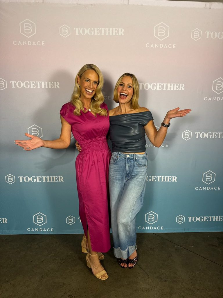 Dr. Tabatha Barber with Candace Cameron Bure