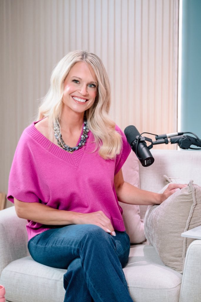 Dr. Tabatha Barber smiling in the Fast to Faith podcast studio